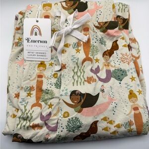 Women’s Emerson and Friends Mermaid Bamboo Lounge Pajama Pants - XL
